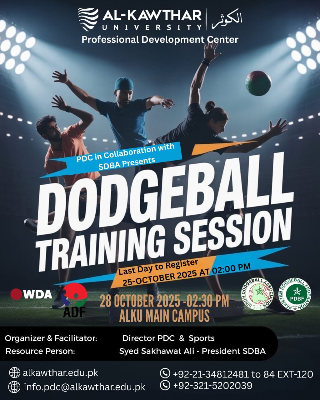 Dodgeball Training Session