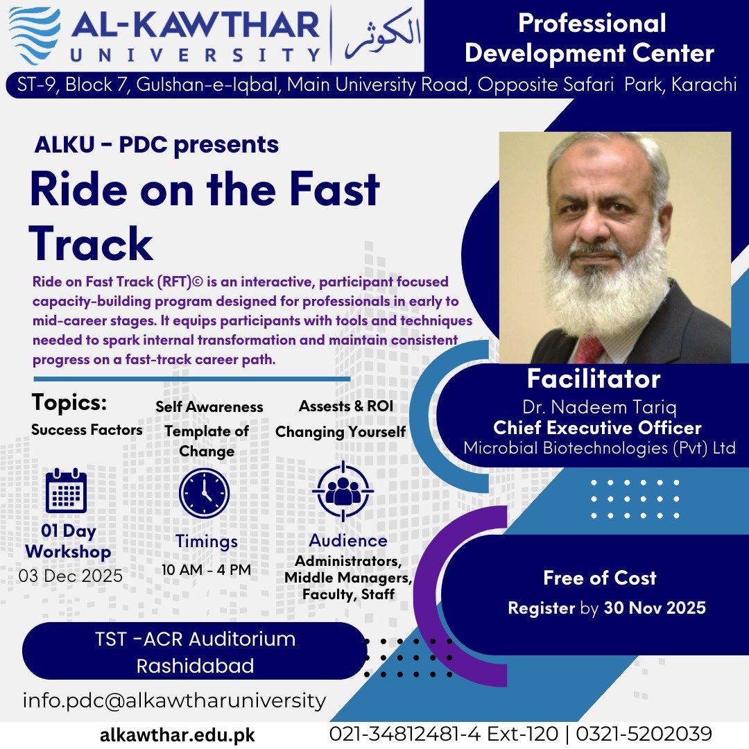 Ride on the Fast Track